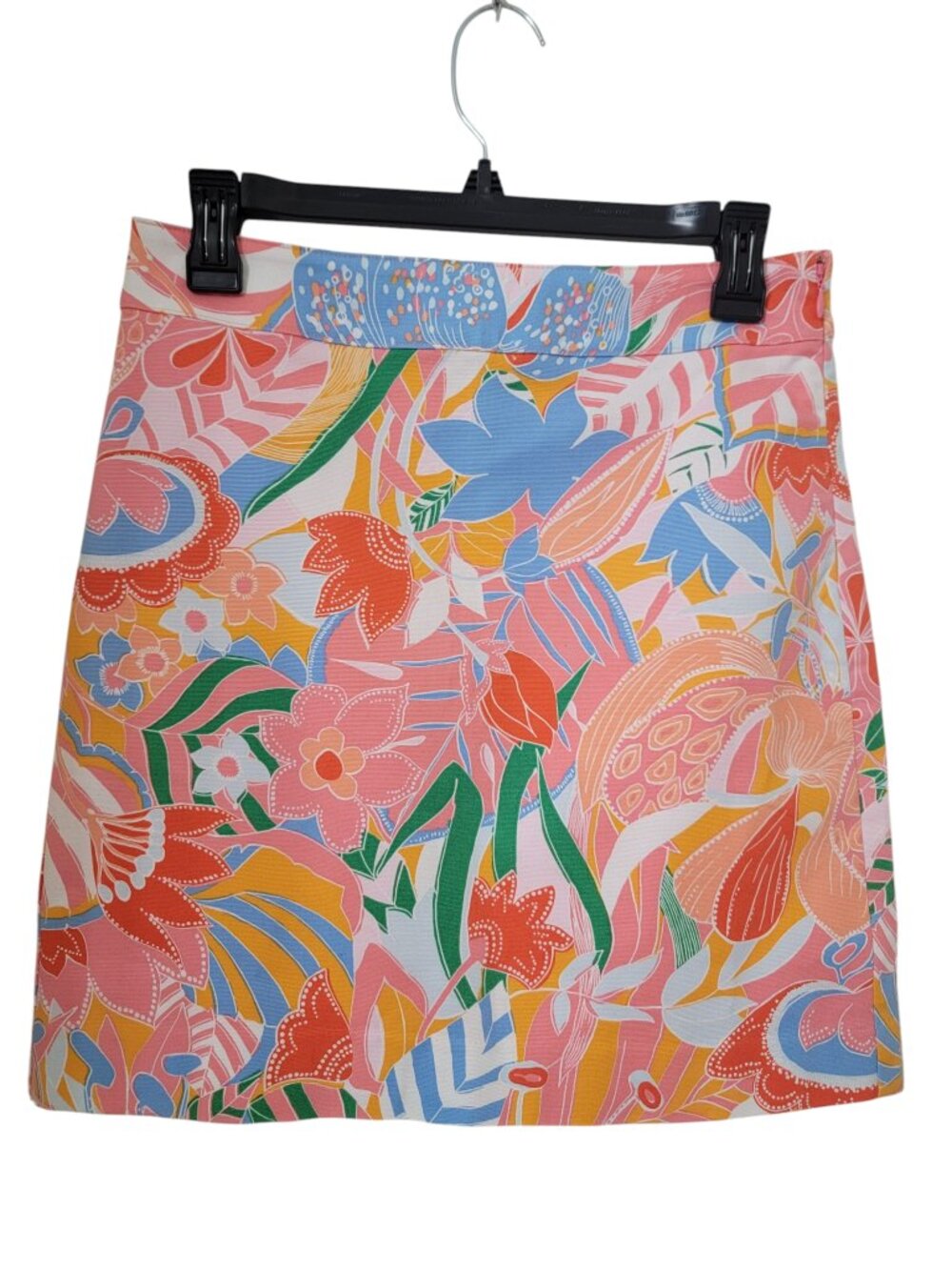 Talbots Size 2P Canvas A-Line Skirt in Marvelous Floral. NEW with Tag